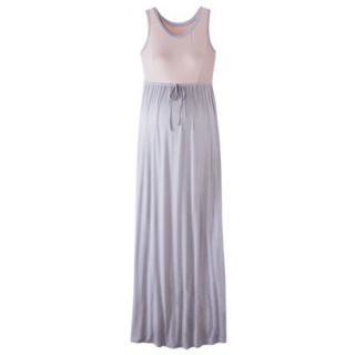 Liz Lange for Target Maternity Sleeveless Maxi Dress   Pink/Gray M