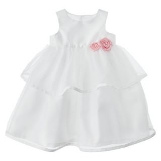 Just One YouMade by Carters Newborn Girls Dress Set   White 4T
