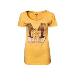 Missouri Tigers NCAA Womens Banner Scoop Neck T Shirt