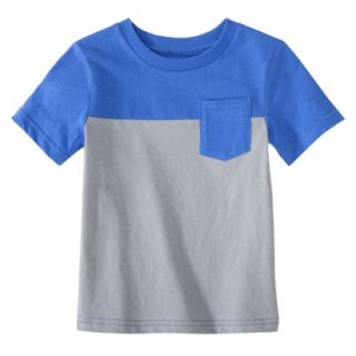 Circo Infant Toddler Boys Color Block Short Sleeve Tee   Blue 18 M