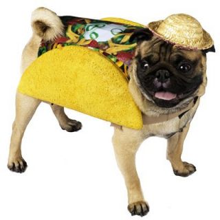 Taco Pet Food Dog Costume   Small