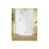 Sterling 72040106 47 Intrigue TM INTRIGUE NEO ANGLE CORNER SHOWER WITH AGE IN PL