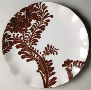 Lenox China Gwinnett Lane Chocolate 13 Chop Plate (Round Platter), Fine China D