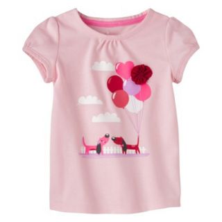 Circo Infant Toddler Girls Short sleeve Tee Shirt   Pouty Pink 12 M
