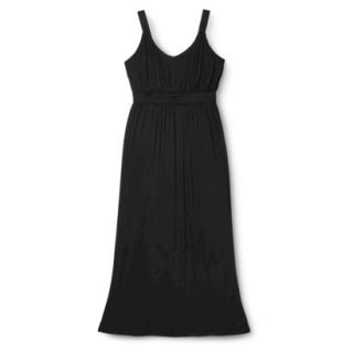 Merona Womens Plus Size Sleeveless V Neck Maxi Dress   Black 2