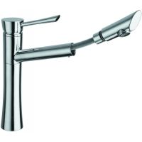 La Torre 17181 BN Konvex Kitchen Sink Faucet Mixer with High Swivel Spout and Pu