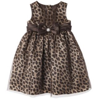 Girls Special Occasion Dress   Brown 14
