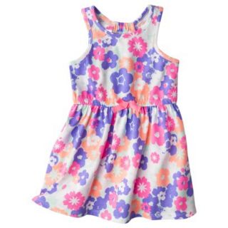 Circo Infant Toddler Girls Neon Floral Sun Dress   Joyful Mint 4T