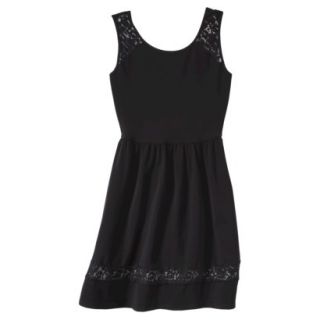 Mossimo Supply Co. Juniors Lace Detail Dress   Black XXL(19)
