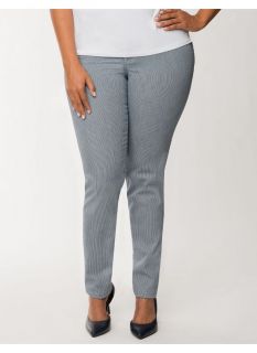 Lane Bryant Plus Size Railroad stripe skinny jean     Womens Size 18, Medium