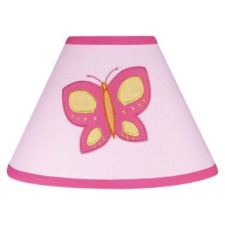 Sweet Jojo Designs Pink and Orange Butterfly Lamp Shade