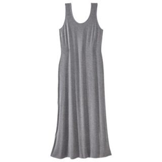 Merona Womens Plus Size Sleeveless V Neck Maxi Dress   Gray 2