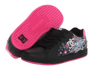 DC Kids Phos Lighted Girls Shoes (Black)