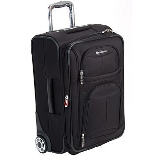 Delsey Helium Fusion 3.0 21 Carry On Expandable Upright Luggage, Black