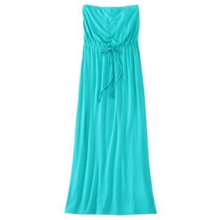 Mossimo Supply Co. Juniors Strapless Maxi Dress   Waterslide M(7 9)