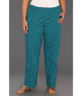 XCVI Plus Size Plus Size Yosemite Wide Leg Pant Womens Casual Pants (Blue)