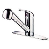 Pegasus PE45CR564TC42MEX Mix Single Handle Kitchen Faucet with Pull Out Spray