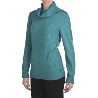 Woolrich Trailblazer Cowl Neck Sweater   Merino Wool (For Women)   BLACKBERRY (M )