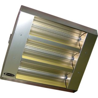 TPI Indoor/Outdoor Quartz Infrared Heater   16,382 BTU, 240 Volts, Stainless