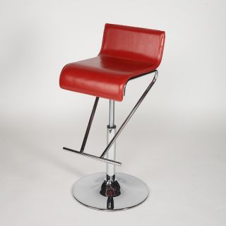 Chintaly Adjustable Swivel Stool 6122 AS RED
