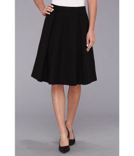 Vince Camuto Pleated Mini Skirt 14 Womens Skirt (Black)