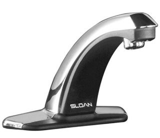 Sloan EBF854 Bathroom Faucet, 4 Centerset Battery Powered Automatic Chrome