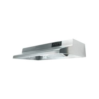 Air King AX1308 3.25 x 10 Ducting Under Cabinet Range Hood, 30Inch Wide Stainless Steel