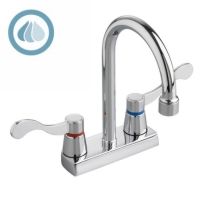 American Standard 7402.000.002 Heritage Centerset GN Lavatory Faucet with Grid D