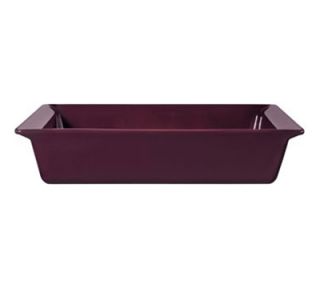 Emile Henry Ceramic Rectangular Dish, 15 x 13 in, Figue Purple