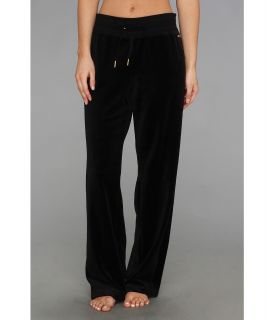 Calvin Klein Velour Pant Womens Casual Pants (Black)