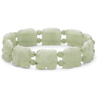 Jade Elephant Bracelet, Womens