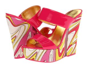 Nine West PitCrew Womens Wedge Shoes (Pink)