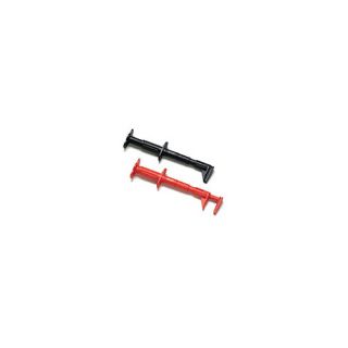 Fluke AC87 Heavy Duty Bus Bar Clip Set with Flat Right Angle One Pair (Red, Black)