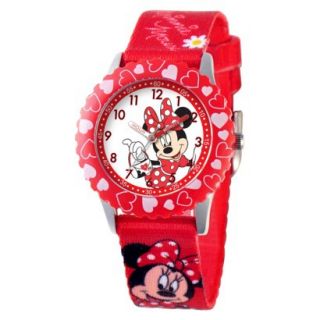 Kids Disney Minnie Wristwatch   Red