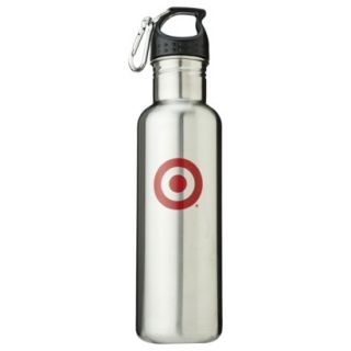 Silver Stainless Water Bottle   25 oz.