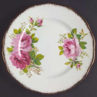 Royal Albert American Beauty (White Background) Bread & Butter Plate, Fine China