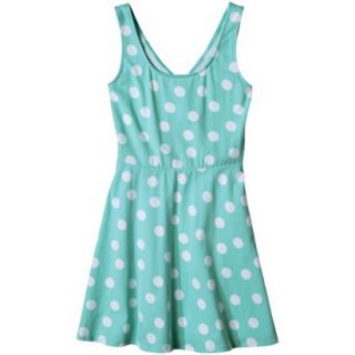 Mossimo Supply Co. Juniors Fit & Flare Dress   Waterslide XL(15 17)