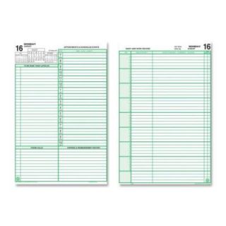 DAYTIMERS INC. Day Timer 2 Pages Daily Calendar Refill Pages