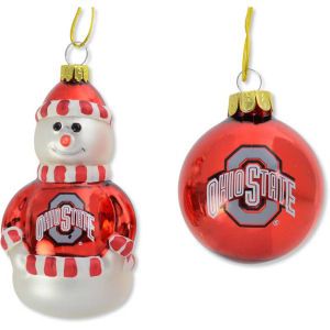 Ohio State Buckeyes Mini Glass Blown Ornament Set