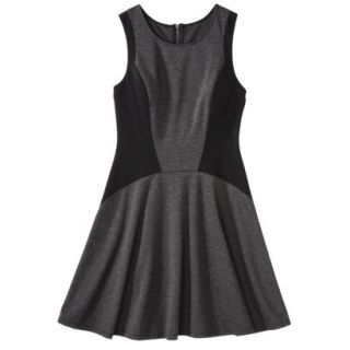 Mossimo Womens Solid Skater Dress   Charcoal S