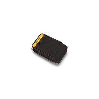 Fluke C43 Meter/Accessory Vinyl Zippered Soft Carrying Case Black/Yellow, 12.5 x 7.5 x 3.5