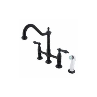 Elements of Design ES1275AL New Orleans Two Handle Kitchen Faucet With Spray