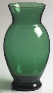 Anchor Hocking Forest Green Flared Vase   Forest Green,Glassware 40S 60S
