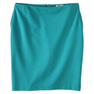 Merona Womens Ponte Pencil Skirt   Coastal Green   18