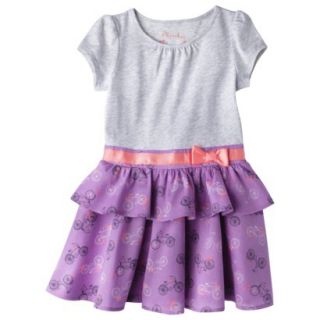 Cherokee Infant Toddler Girls Convertible Dress   Grey 12 M