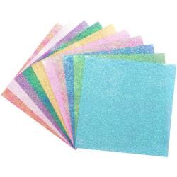 Global Arts Materials Textured Iridescent Dot Embossing Folia Origami Paper (case Of 50) (PaperPackage includes 50 sheets of paperDimensions 6 inches long x 6 inches wideImported)