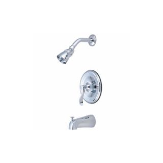 Elements of Design EB1631DFL Nu Day Single Handle Tub & Shower Faucet