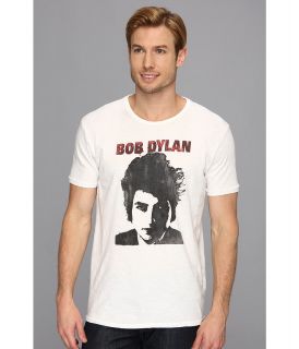 Lucky Brand Bob Dylan Photo Mens Short Sleeve Pullover (White)