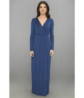 Brigitte Bailey Jamie Wrap Maxi Dress Womens Dress (Blue)