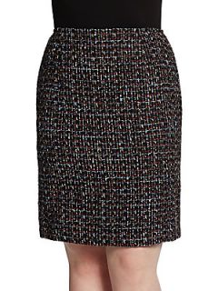 Portico Tweed Skirt   Black